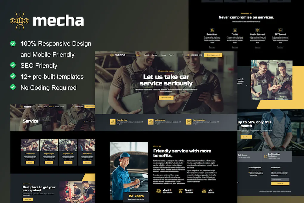 Mecha - Car Repair - Auto Service