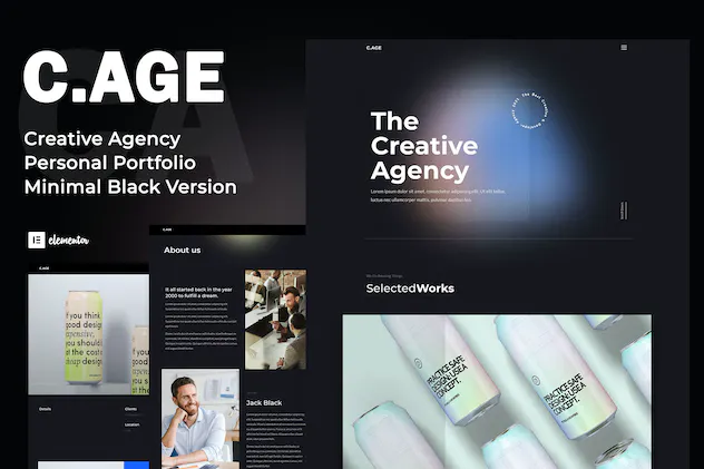 C.AGE - Creative Agency Personal Portfolio
