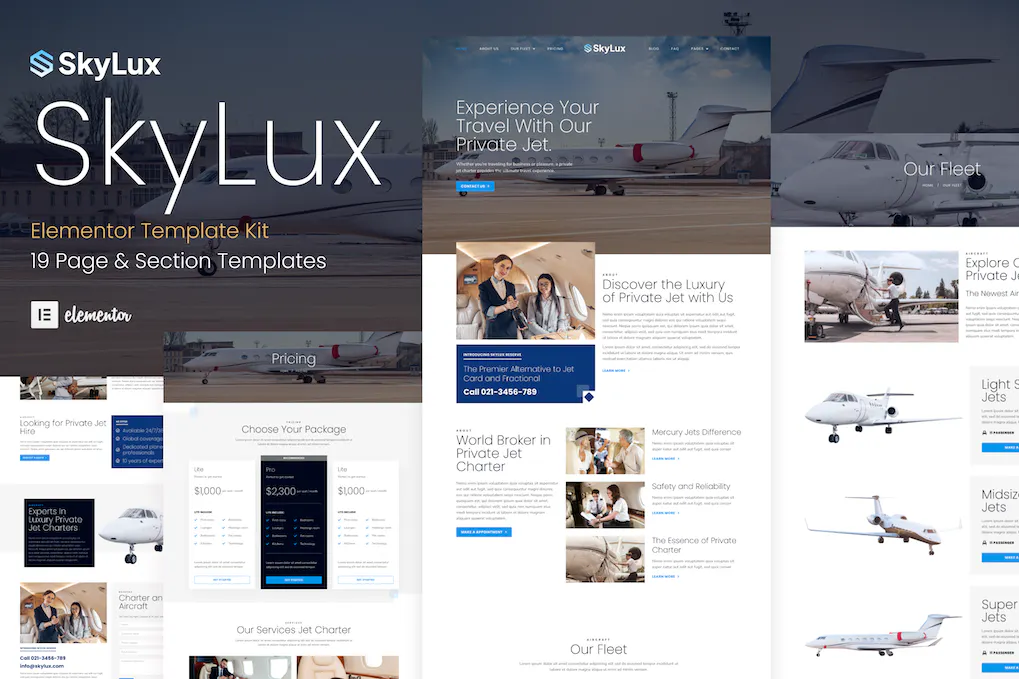 Skylux - Private Jet - Airplane Charter Company