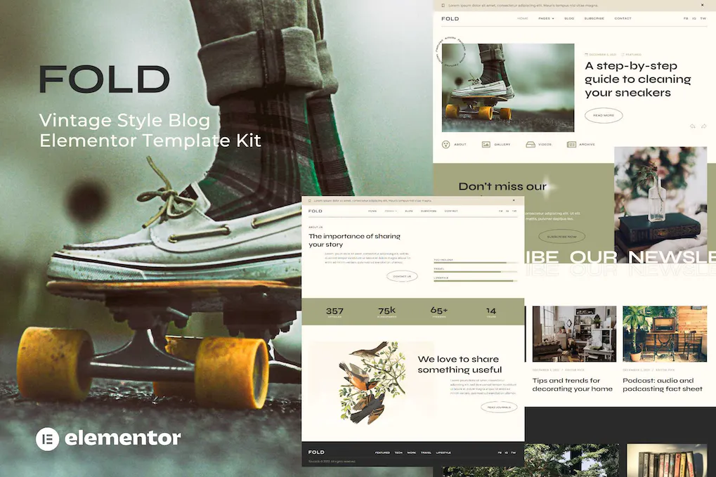 Fold - Vintage Style Blog