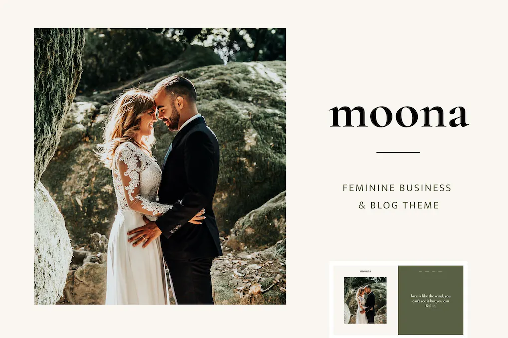 Moona - Feminine Business - Blog Theme