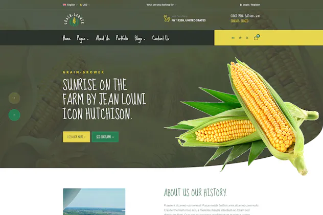 Grain Grower - Agriculture Farm - Farmers
