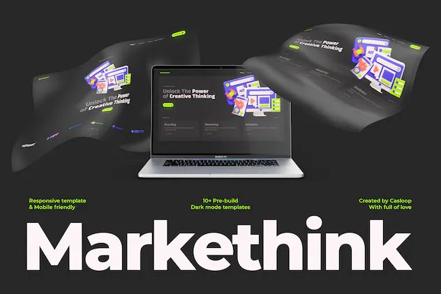 Markethink - Dark Mode Digital Marketing Agency