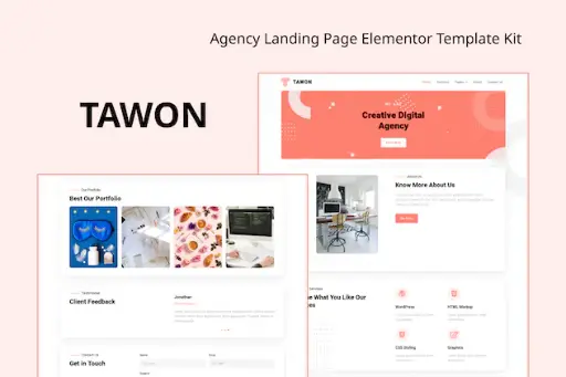 Tawon - Agency Landing Page