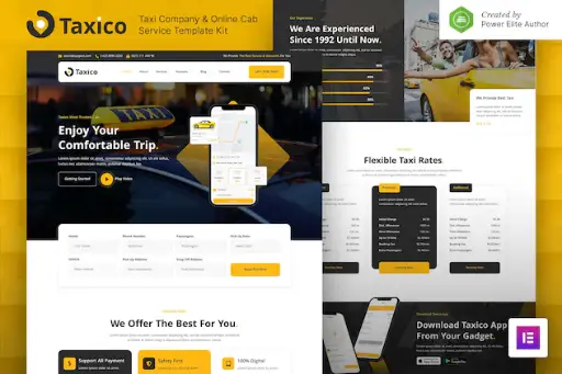 Taxico  Taxi Company - Online Cab Service