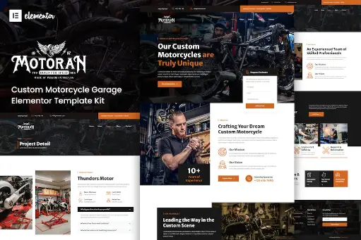 Motoran - Custom Motorcycle Garage Service