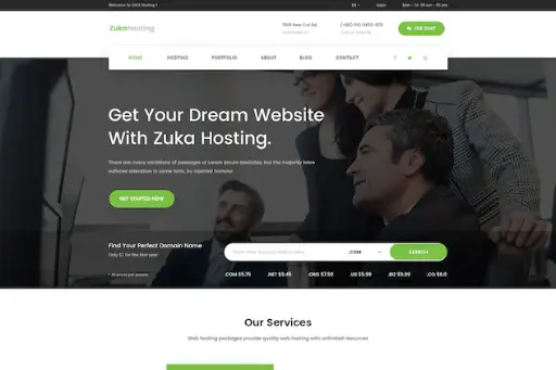 Zukahost  Domain - Web Hosting