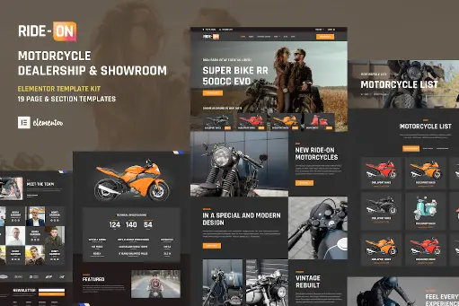 Ride ON - Motorcycle Dealership WordPress