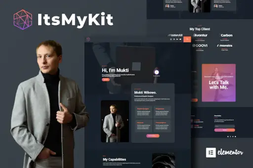 ItsMyKit - Dark Creative Portfolio