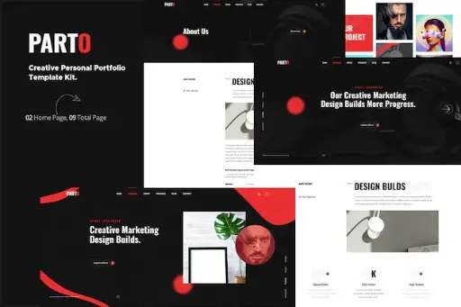 Parto  Creative Personal Portfolio