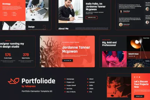 Portfoliode - Personal CV Resume - Portfolio