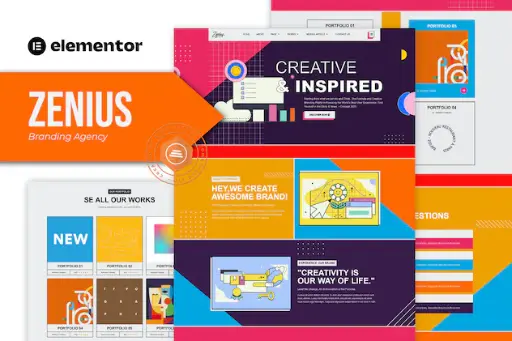 Zenius - Colorful Branding Agency