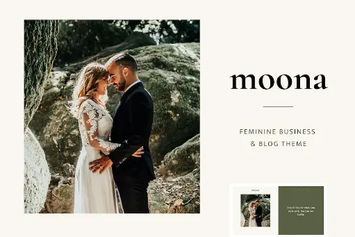 Moona - Feminine Business - Blog Theme