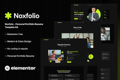 Noxfolio - Personal Portfolio Resume