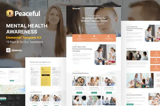 Peaceful - Mental Health Awareness WordPress