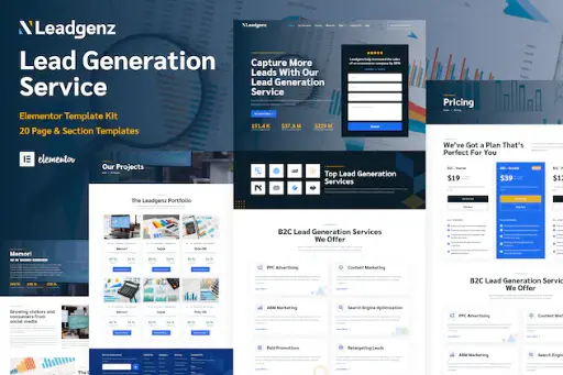 Leadgenz - Lead Generation - Sales Agency WordPress