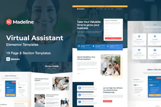 Madeline - Virtual Assistant Website
