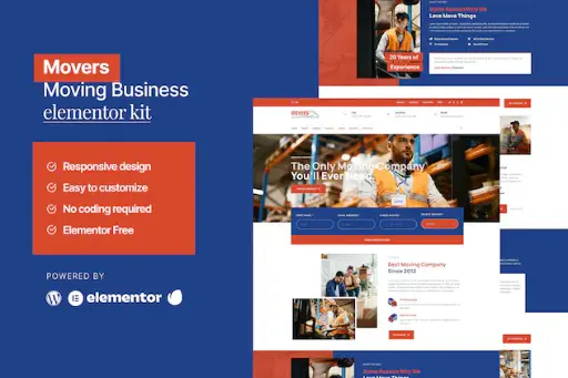 Movers - Moving Company Website