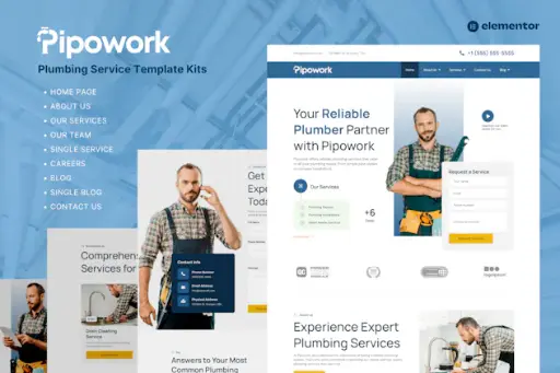 Pipowork - Plumbing Service Businesss